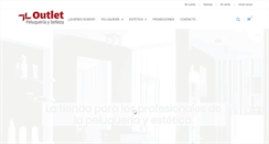 Desktop Screenshot of outletpeluqueriaybelleza.com