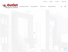 Tablet Screenshot of outletpeluqueriaybelleza.com
